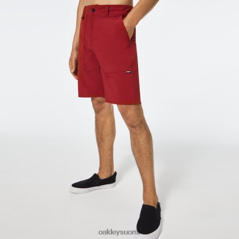 Oakley b1b hybridi short 20 rautapunainen kanerva vaatteet 2T48V42893