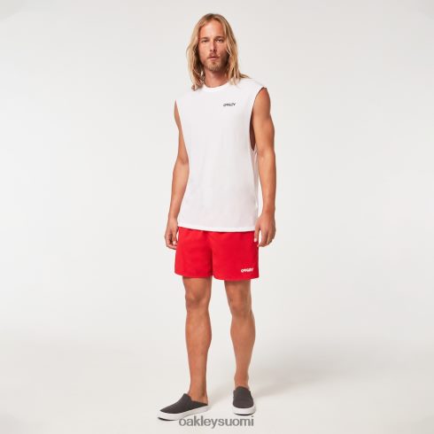 Oakley beach volley 16\" beachshort punainen viiva vaatteet 2T48V42647