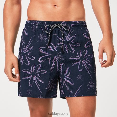 Oakley deco palms rc beachshort kolme riviä kämmenet siniset vaatteet 2T48V42916