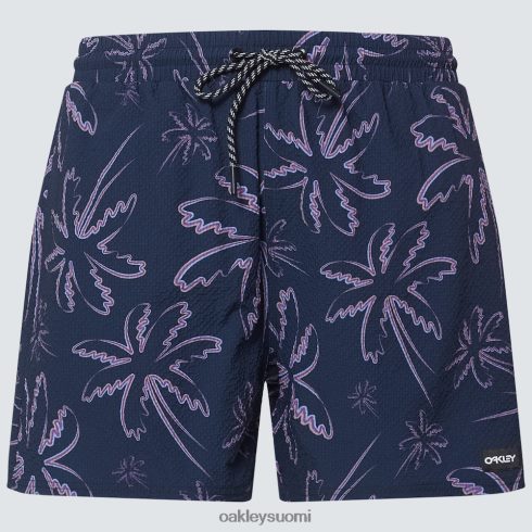 Oakley deco palms rc beachshort kolme riviä kämmenet siniset vaatteet 2T48V42916