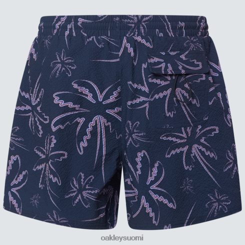 Oakley deco palms rc beachshort kolme riviä kämmenet siniset vaatteet 2T48V42916