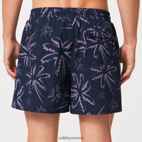 Oakley deco palms rc beachshort kolme riviä kämmenet siniset vaatteet 2T48V42916