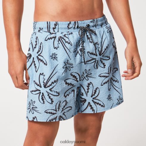 Oakley deco palms rc beachshort kolme riviä kämmenet vaaleansiniset vaatteet 2T48V42917