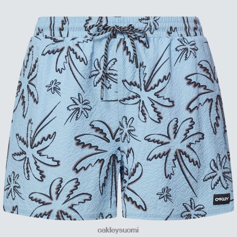 Oakley deco palms rc beachshort kolme riviä kämmenet vaaleansiniset vaatteet 2T48V42917