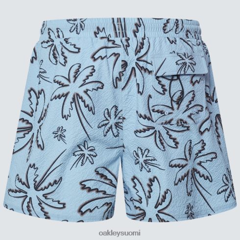 Oakley deco palms rc beachshort kolme riviä kämmenet vaaleansiniset vaatteet 2T48V42917