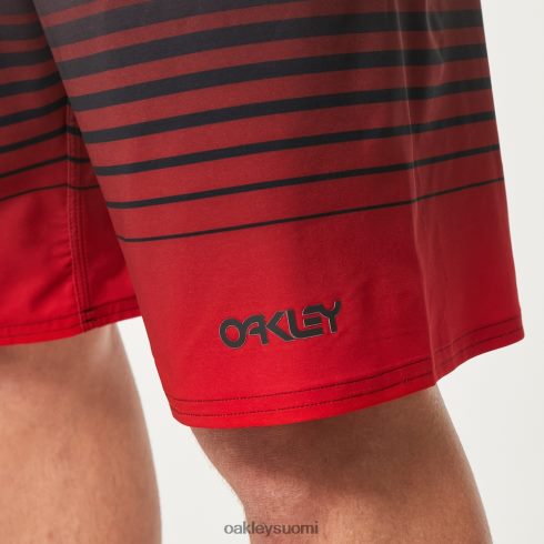 Oakley häivyttää 21\" rc boardshort mustat/punaiset raidat vaatteet 2T48V42835
