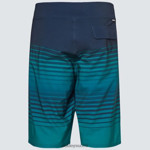 Oakley häivyttää 21\" rc boardshort vihreät/sydän raidat vaatteet 2T48V42836