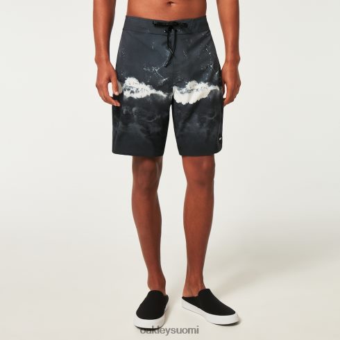 Oakley kalkittu 20" lautashortsi yhtenäinen harmaa aalto vaatteet 2T48V42909