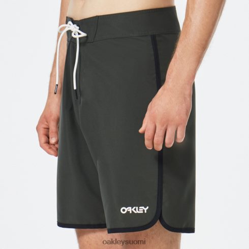 Oakley kiinteä crest 19 boardshort uusi tumma sivellin vaatteet 2T48V42788