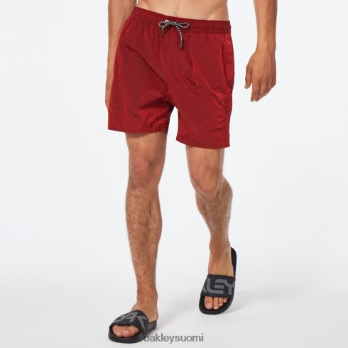 Oakley koko päivän b1b 16" rantashortsi punainen viiva vaatteet 2T48V42736
