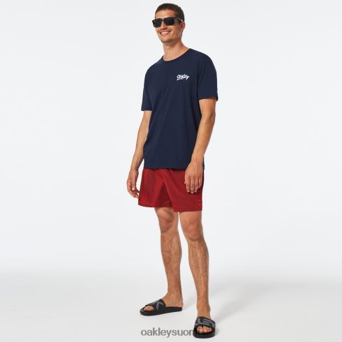 Oakley koko päivän b1b 16\" rantashortsi punainen viiva vaatteet 2T48V42736