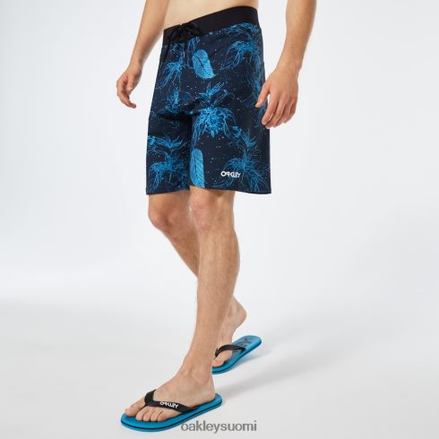 Oakley ohana kukkainen 20" lautashortsi sininen kukka sammakko vaatteet 2T48V42895