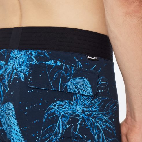 Oakley ohana kukkainen 20\" lautashortsi sininen kukka sammakko vaatteet 2T48V42895