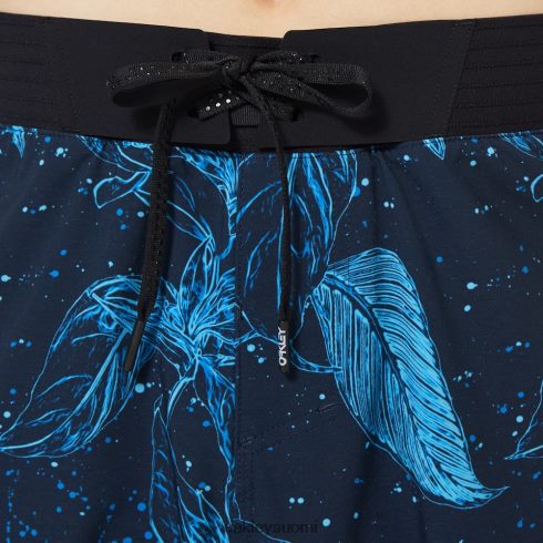 Oakley ohana kukkainen 20\" lautashortsi sininen kukka sammakko vaatteet 2T48V42895