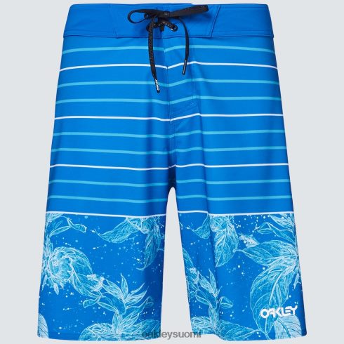 Oakley retro split 21 boardshort vaaleansininen kukka/raita vaatteet 2T48V42782
