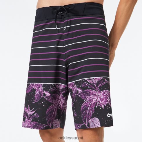 Oakley retro split 21 boardshort violetti kukka/raita vaatteet 2T48V42783