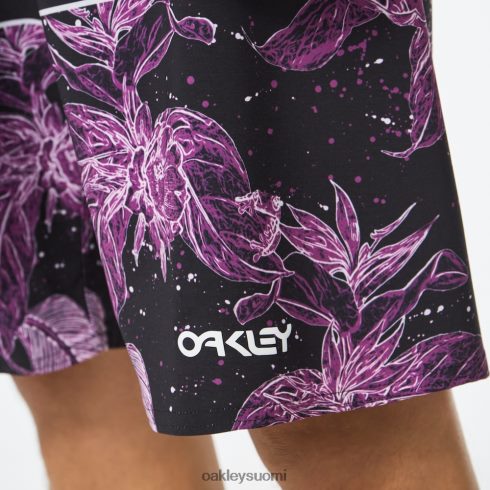 Oakley retro split 21 boardshort violetti kukka/raita vaatteet 2T48V42783