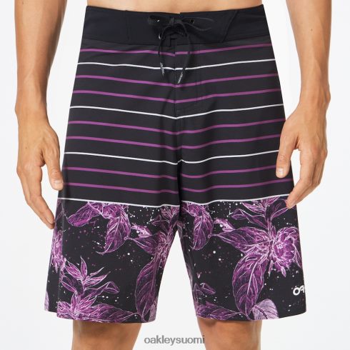 Oakley retro split 21 boardshort violetti kukka/raita vaatteet 2T48V42783