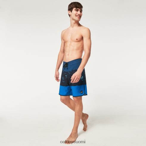 Oakley tropics st 19" rc boardshort kämmenissä raita sininen vaatteet 2T48V42767