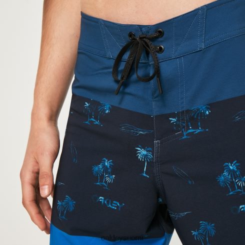 Oakley tropics st 19\" rc boardshort kämmenissä raita sininen vaatteet 2T48V42767