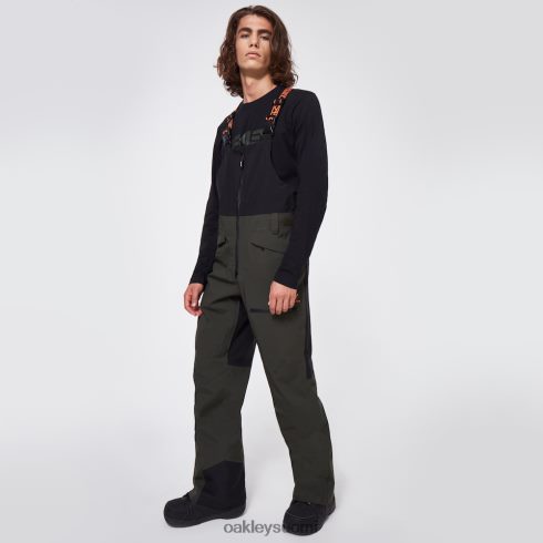 Oakley tnp shell bib musta/vihreä vaatteet 2T48V42863