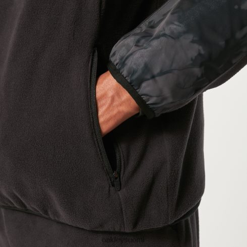 Oakley Wanderlust fz -huppari musta/mountain td print vaatteet 2T48V42305