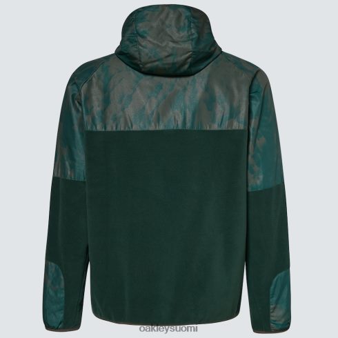 Oakley Wanderlust fz -huppari vihreä/vuori td print vaatteet 2T48V42304
