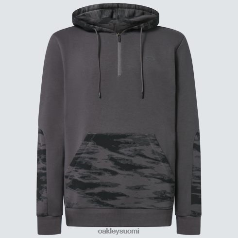 Oakley camo patch 1/4 vetoketjullinen huppari yhtenäinen harmaa vaatteet 2T48V42286