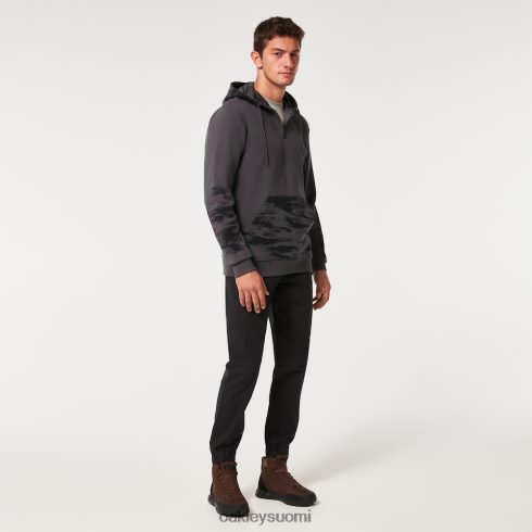 Oakley camo patch 1/4 vetoketjullinen huppari yhtenäinen harmaa vaatteet 2T48V42286