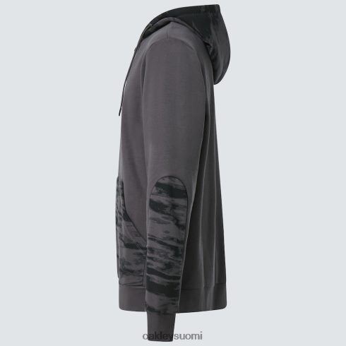 Oakley camo patch 1/4 vetoketjullinen huppari yhtenäinen harmaa vaatteet 2T48V42286