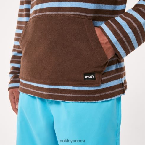 Oakley kirkas 1/4 vetoketjullinen huppari karahvin raidat vaatteet 2T48V42234