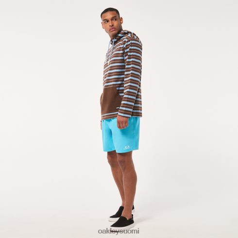 Oakley kirkas 1/4 vetoketjullinen huppari karahvin raidat vaatteet 2T48V42234