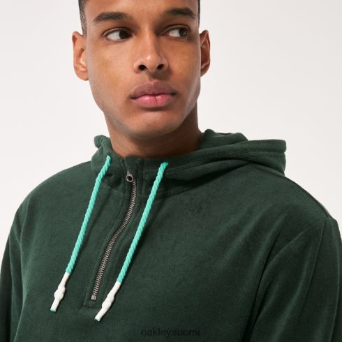 Oakley kirkas 1/4 vetoketjullinen huppari metsästäjä vihreä vaatteet 2T48V42237