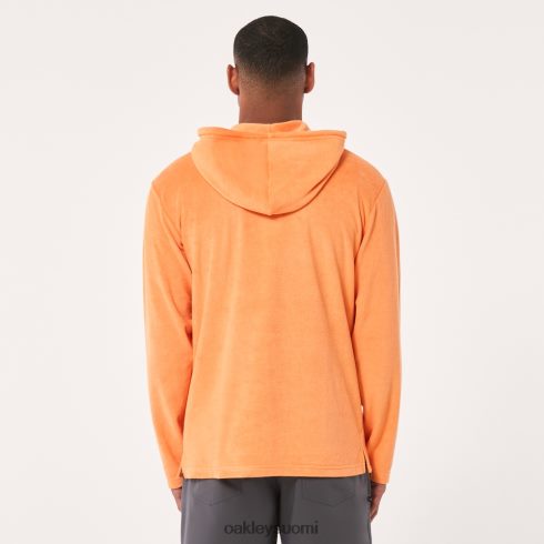 Oakley kirkas 1/4 vetoketjullinen huppari pehmeä oranssi vaatteet 2T48V42235