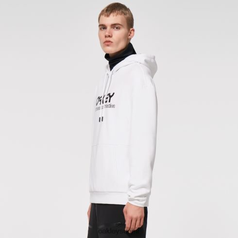 Oakley ratsastaja pitkä 2.0 huppari valkoinen musta vaatteet 2T48V42454