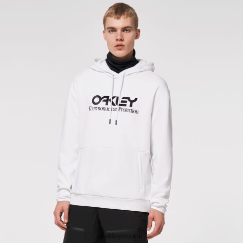 Oakley ratsastaja pitkä 2.0 huppari valkoinen musta vaatteet 2T48V42454