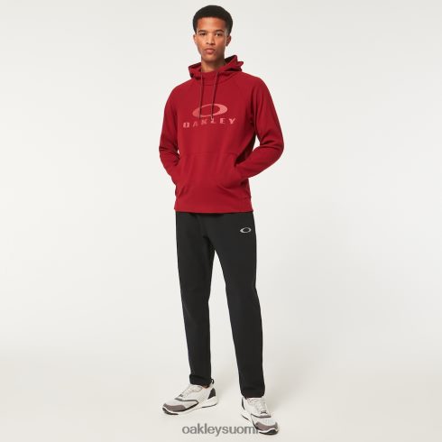 Oakley staattisen aallon huppari 2.0 raudan punainen vaatteet 2T48V42307
