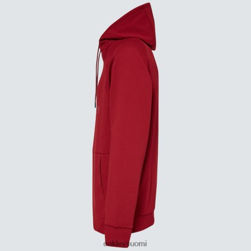 Oakley staattisen aallon huppari 2.0 raudan punainen vaatteet 2T48V42307