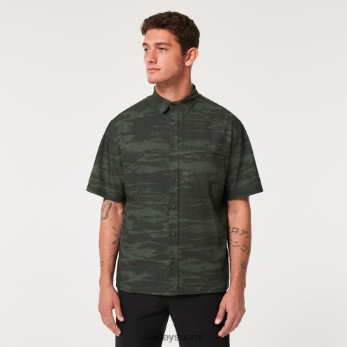 Oakley koko päivän rc-paita sivellin tiikeri camo vihreä vaatteet 2T48V42242