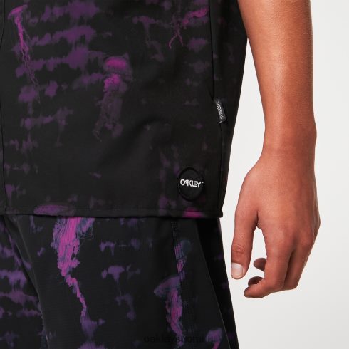 Oakley meduusa rc ss -painike alas musta meduusa vaatteet 2T48V42592