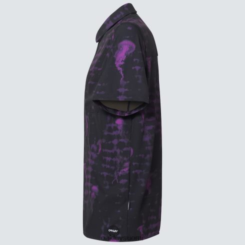 Oakley meduusa rc ss -painike alas musta meduusa vaatteet 2T48V42592