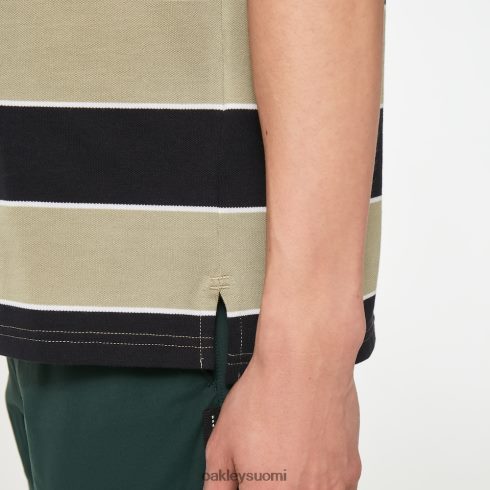 Oakley retro pehmeä raita yhtenäinen vihreä/pimennys vaatteet 2T48V42350