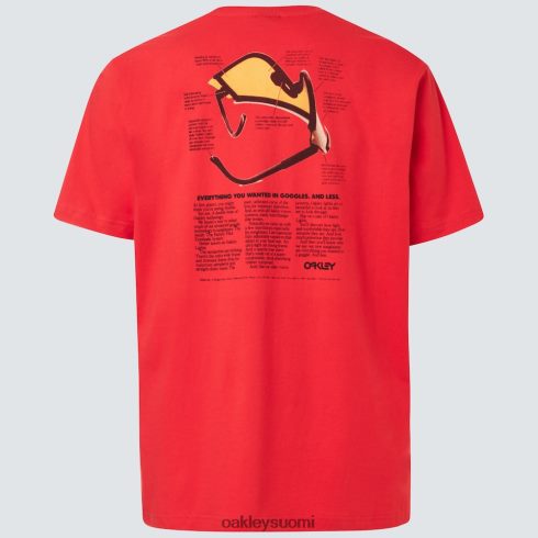 Oakley Heritage luomiväri t-paita unikon punainen vaatteet 2T48V42417