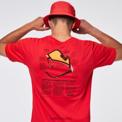 Oakley Heritage luomiväri t-paita unikon punainen vaatteet 2T48V42417