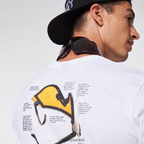 Oakley Heritage luomiväri t-paita valkoinen vaatteet 2T48V42416