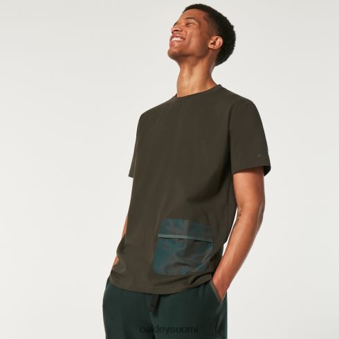 Oakley Wanderlust tasku t-paita uusi tumma sivellin vaatteet 2T48V42333