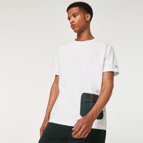 Oakley Wanderlust tasku t-paita valkoinen vaatteet 2T48V42332