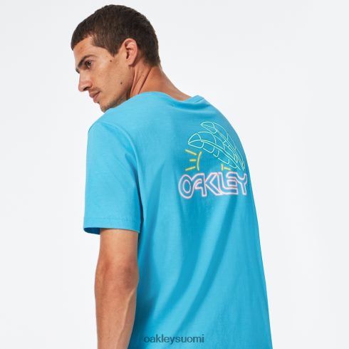 Oakley auringonnousu b1b tee kirkkaan sininen vaatteet 2T48V42526