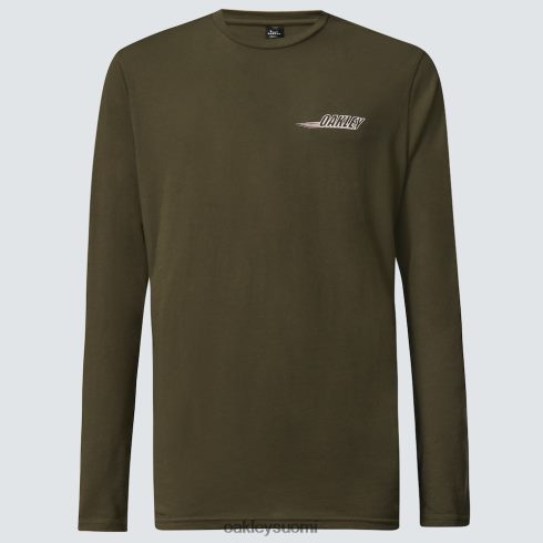 Oakley bf ls tee uusi tumma sivellin vaatteet 2T48V42581