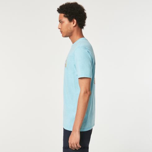 Oakley gradientti vuori b1b tee kirkkaan sininen vaatteet 2T48V42382